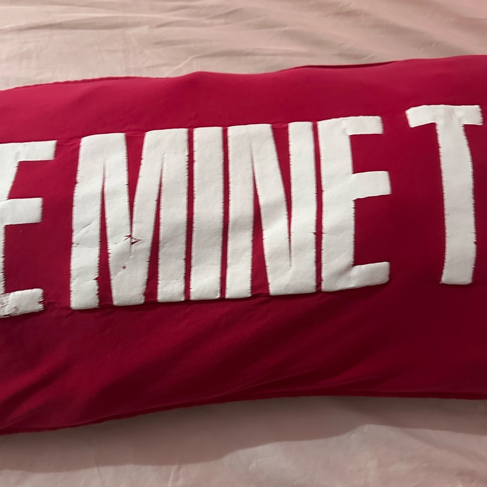 VINTAGE VICTORIAS SECRET PINK YOU’RE MINE TONIGHT BODY PILLOW - Picture 3 of 16
